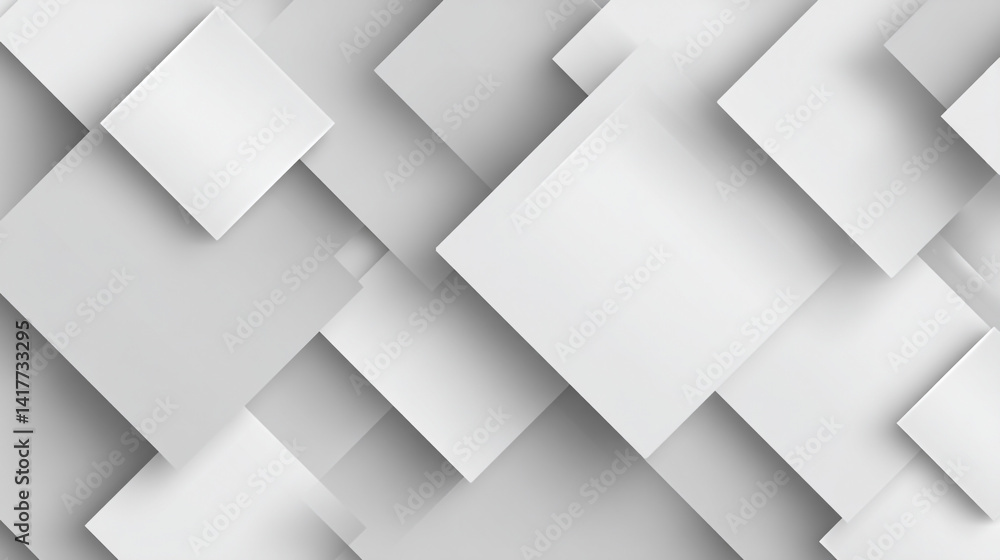Canvas Prints minimal geometric white shape background abstract design