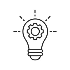Engineering department technical support icon elements