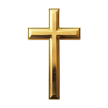 Elegant gold cross png dynamic sacred symbol png refined spiritual emblem png artistic classic religious design png detailed ornate metal cross png captivating divine icon transparent background image