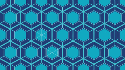 Vector seamless pattern with bold striped circles