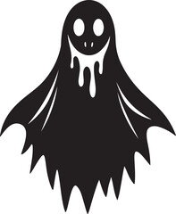 Obraz premium halloween ghost vector