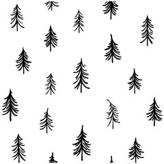 Fototapeta premium abstract pattern element bold black 8_1-(49)