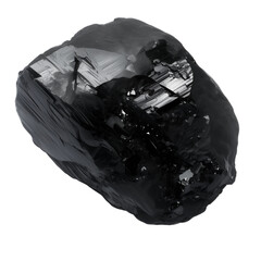 A black rock