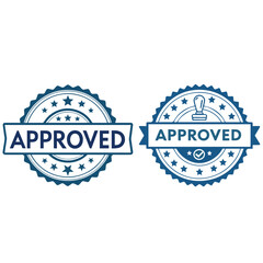 approved logo,Label Stamp Logo,and badge label,vector template