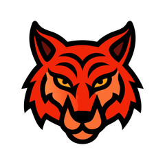 This is a bold and fierce animal  for sports teams, clubs, gaming avatars, or merchandise branding and logo.