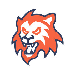 This is a bold and fierce animal  for sports teams, clubs, gaming avatars, or merchandise branding and logo.