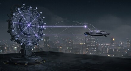 Futuristic Radar Illustration
