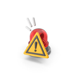 Warning alert icon transparent background