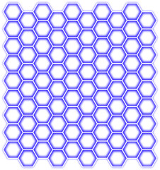 blue hexagonal background