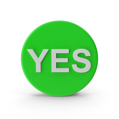 YES green icon transparent background