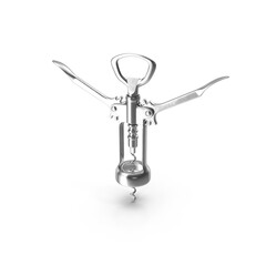 Wing corkscrew wine opener tool