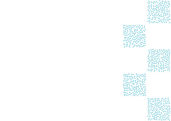 ハート柄の背景 水色系の単色 ハート