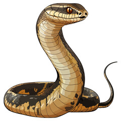 Fototapeta premium Snake, reptile, vector, background, serpent, viper