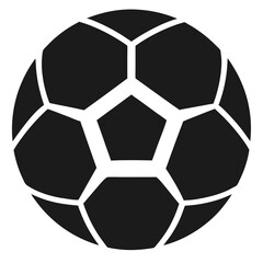 Obraz premium soccer ball sports silhouette icon illustration