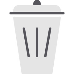 Recycle Bin single vector illustration icon