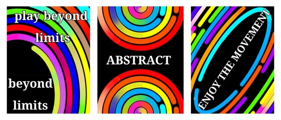 abstract background with rainbow colors