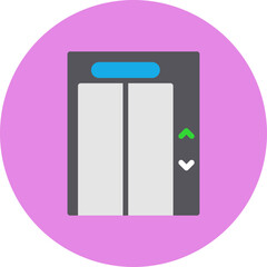 Lift single vector illustration icon