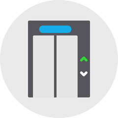 Lift single vector illustration icon
