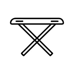 Foldable Tray Table with X Legs Icon Design
