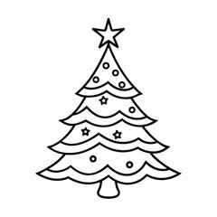 abstract christmas tree
