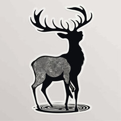 Elaphurus davidianus, known as David's deer.