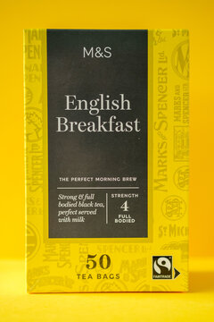 Box Or Carton Of Marks And Spencer English Breakfast Tea Bags