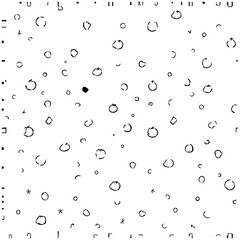 Delicate Hand-Drawn Circle Pattern Background