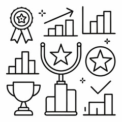 set of business icons
