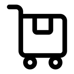 trolley icon for illustration