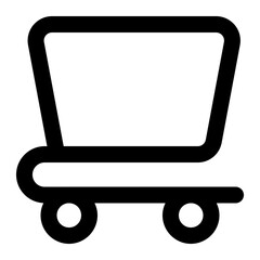 shopping cart icon for illustration