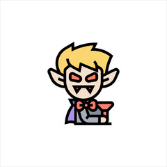 cartoon character of businessman