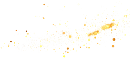 Golden cosmic dust trail.