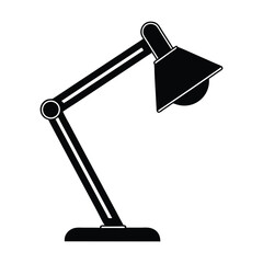 Modern Desk Lamp with Adjustable Arm and Sharp Angles Design