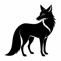 Minimalist Fox Silhouette