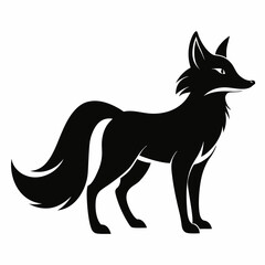 Minimalist Fox Silhouette