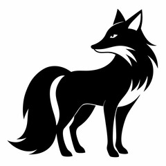 Minimalist Fox Silhouette