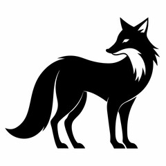Minimalist Fox Silhouette