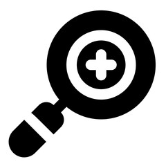 zoom in icon for illustration