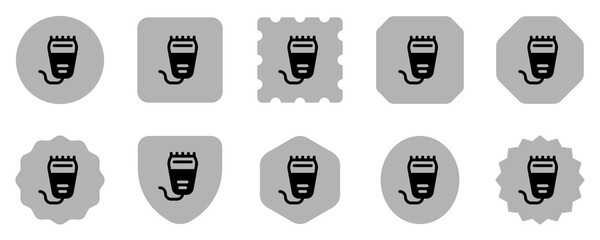 Editable hair clipper vector icon. Barbershop, lifestyle, grooming. Part of a big icon set family. Perfect for web and app interfaces, presentations, infographics, etc