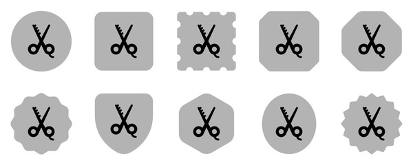 Editable shears vector icon. Barbershop, lifestyle, grooming. Part of a big icon set family. Perfect for web and app interfaces, presentations, infographics, etc