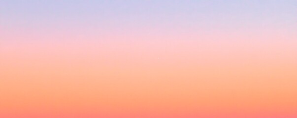 Fototapeta premium Dreamy Gradient Sky with Orange, Pink, and Lavender Hues and a Glimmering Star