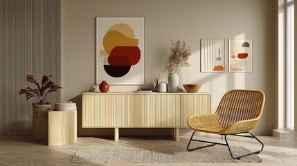 Modern gallery wall frame set showcasing -1 - clean pictures design