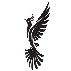 vector illustration of a bird silhouette