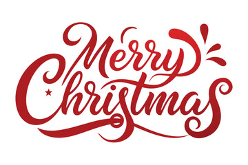 merry christmas lettering