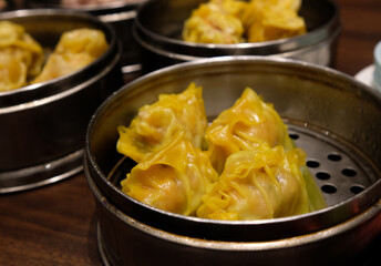 Sharkskin dimsum in a Chinese restaurant in Baguio City.