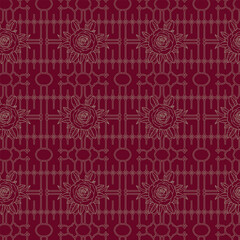 Geometric abstract seamless pattern