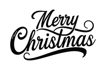 merry christmas lettering