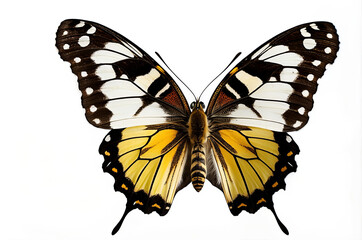 Butterflies isolated on white background