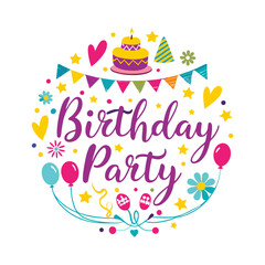 Cappy birthday card with a floral Colorful floral birthday greeting Birthday card with flowers