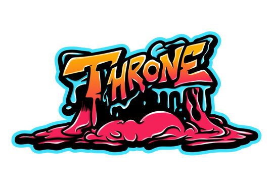Throne graffiti art